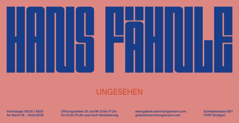 Hans Fähnle - UNGESEHEN